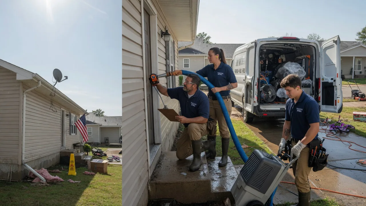 Ceiling Water Damage Restoration in Battle Ground, IN near me